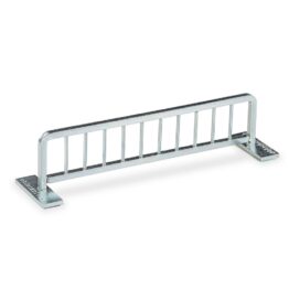 Iron bike rack silver