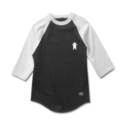 OG Bear Two Tone Raglan - Black