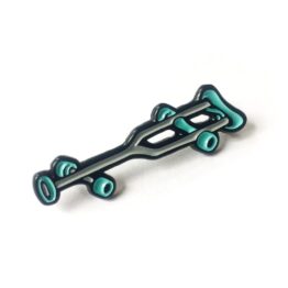 "Crutch" Enamel Pin