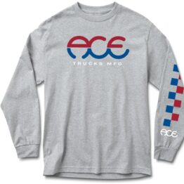 Split Standard Logo Longsleeve - Heather Gray