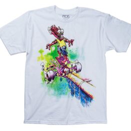 Purple Coping Eater T-Shirt - White