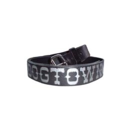 Belt Embossed Leather Black - L 89-99cm