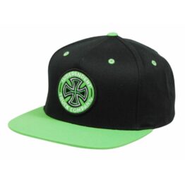 (55-60cm) Coloured TC Cap Snap Black/Green